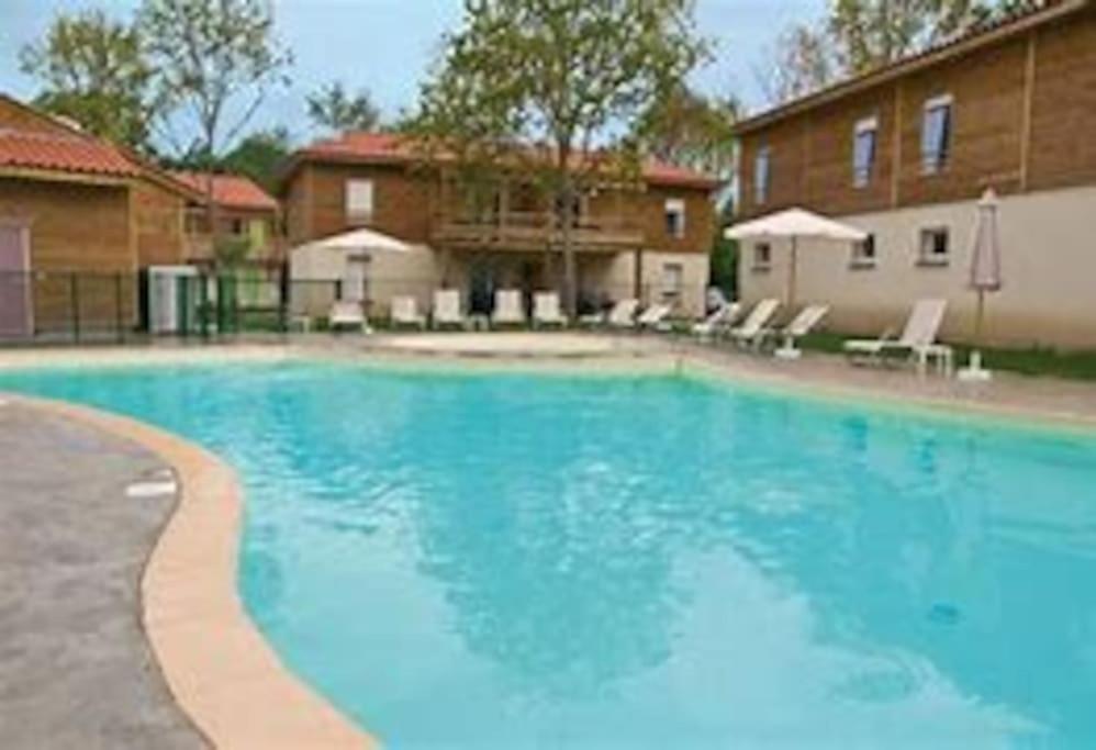 Aureilhan-Appartemant 4-6 Pp Piscine Cosy En Bord Lac Esterno foto